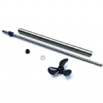 Rc boat 200mm drive shaft with 3-Vanes Propeller CW